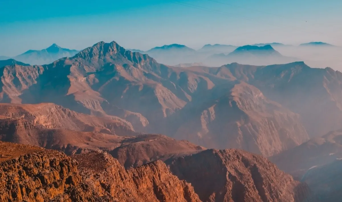 جبل جيس- الصورة من الموقع الرسمي لسياحة رأس الخيمة