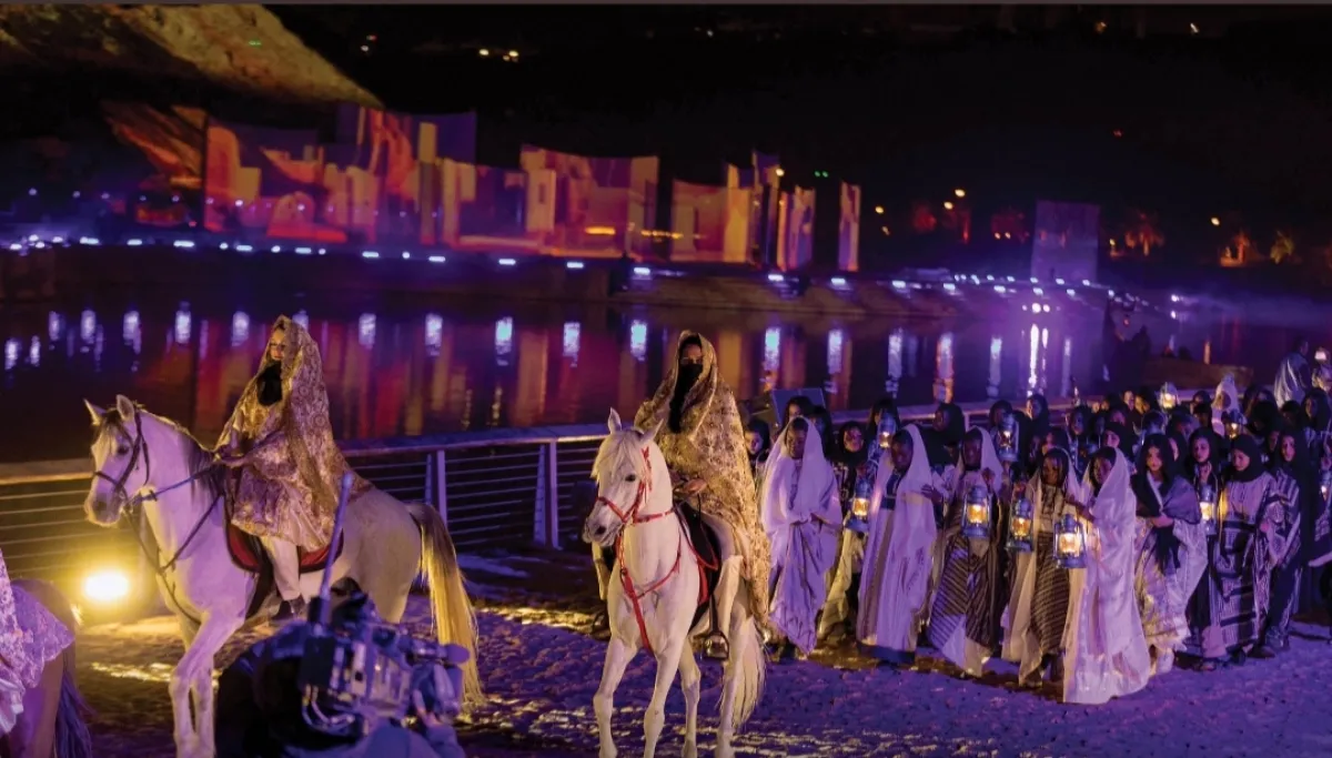 احتفالية يوم التأسيس- الصورة من حساب إمارة منطقة الرياض على تويتر