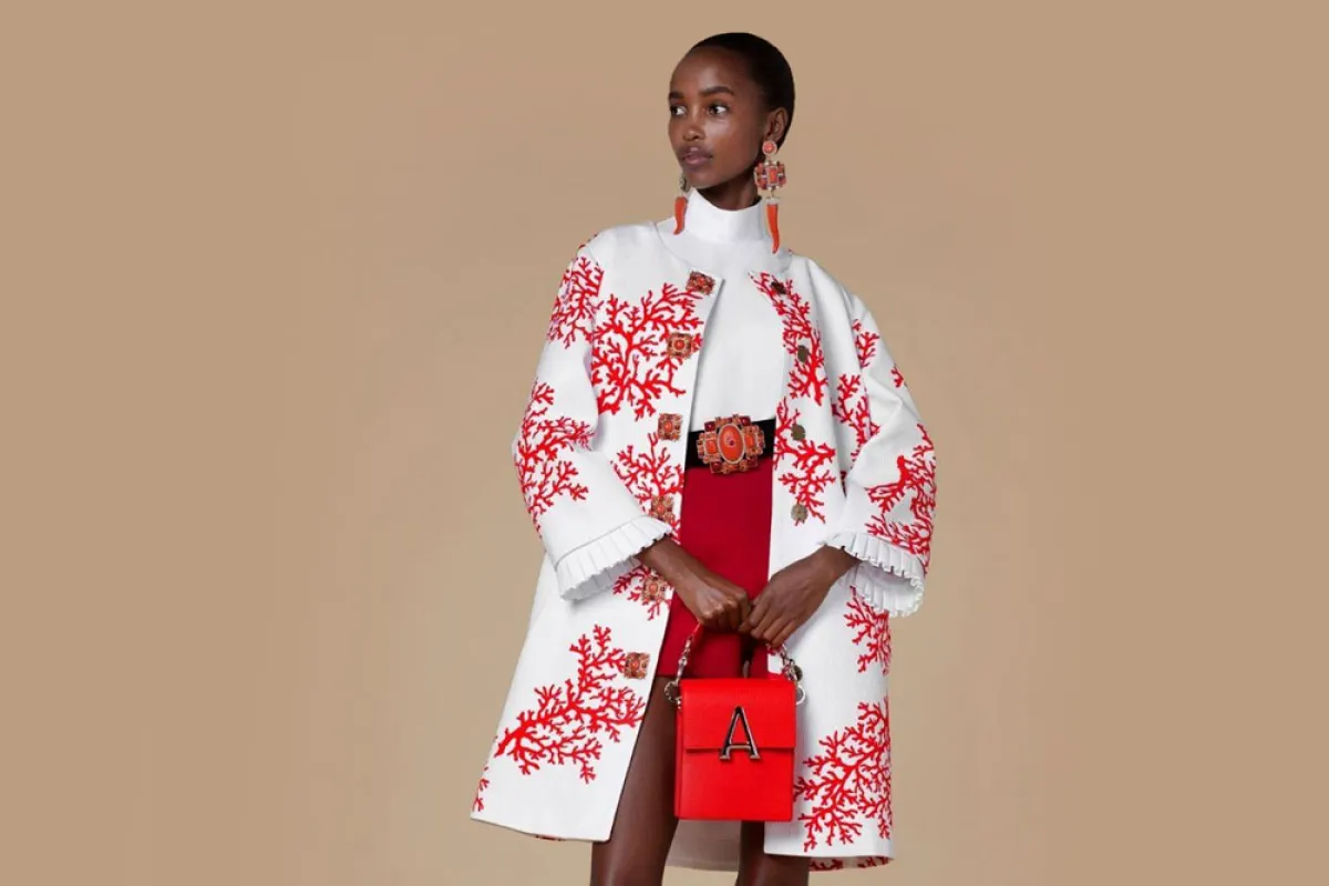 سترة طويلة ملونة من  أندرو جي أن  Andrew GN  