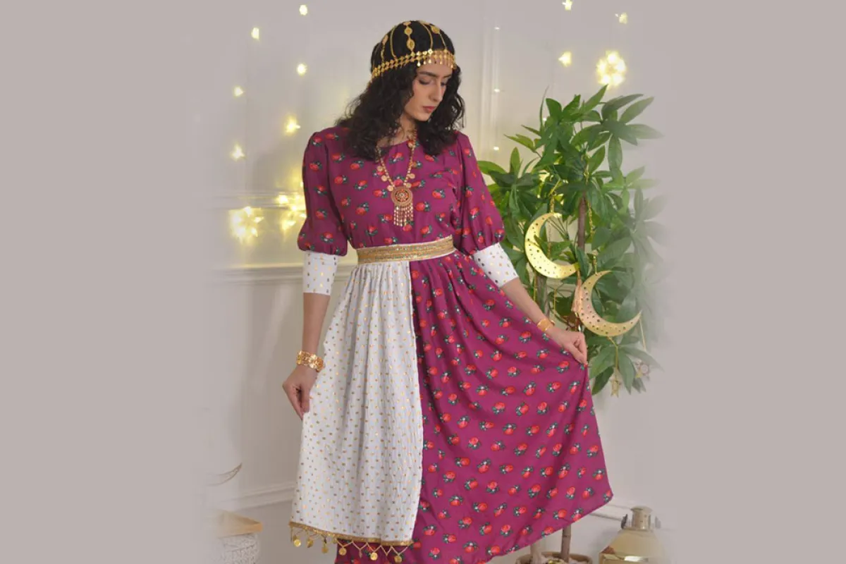 فستان ميدي رمضاني من جولينا