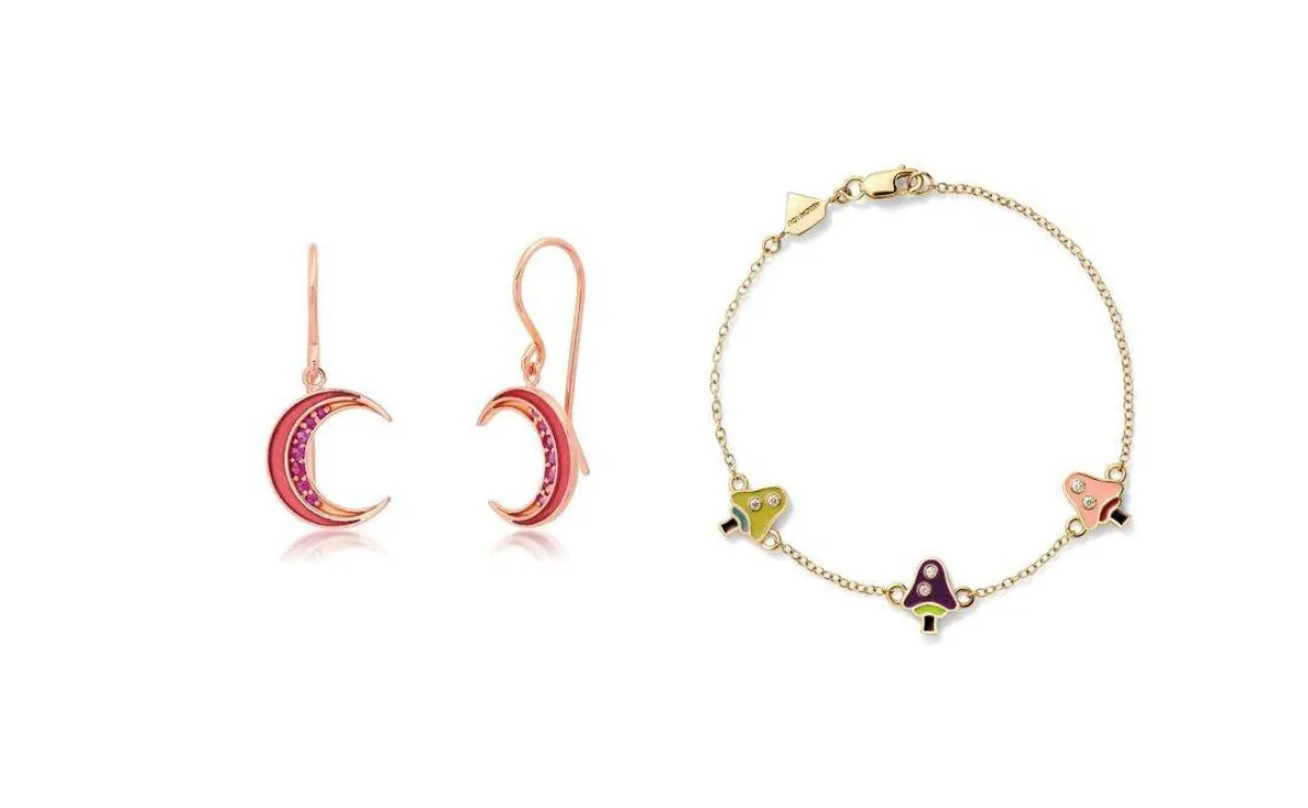 مجوهرت مطلية بالمينا لإطلالة جذابة