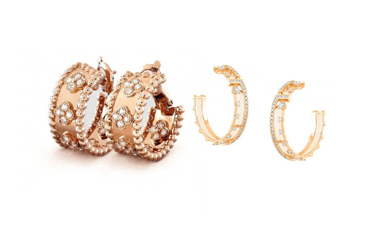 موديلات أساور أذن ذهب وألماس لإطلالة عصرية في 2022