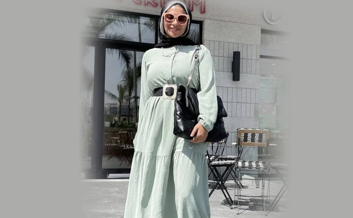 دنيا مراد بفستان باستيل