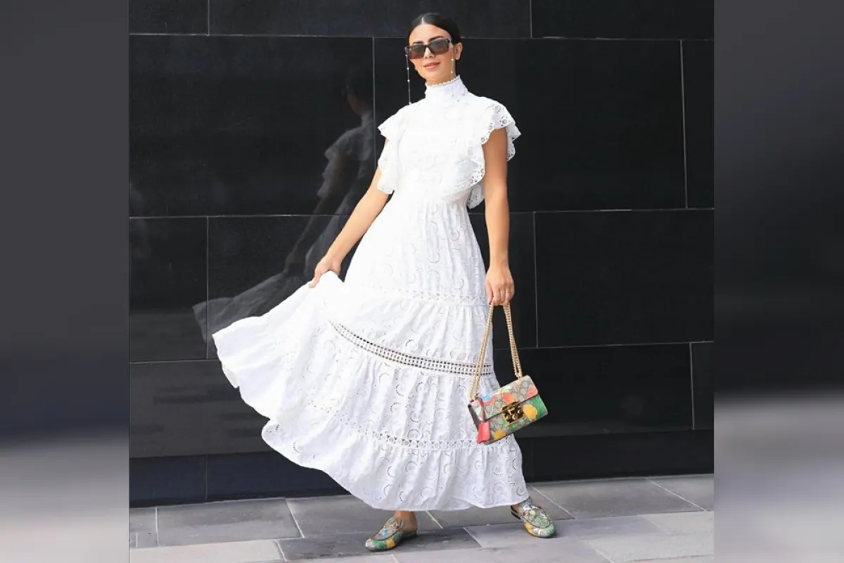 إطلالات باللون الأبيض من وحي ديما الأسدي