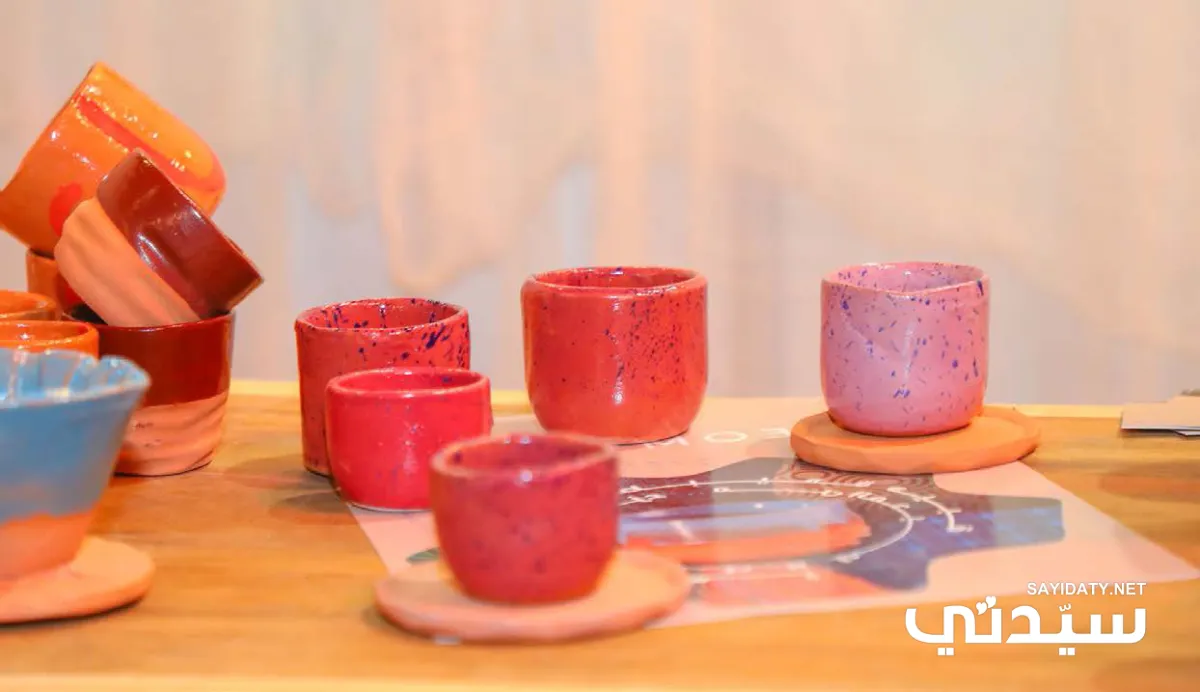 حرفة الفخار والأكواب الطينية في صنع في السعودية