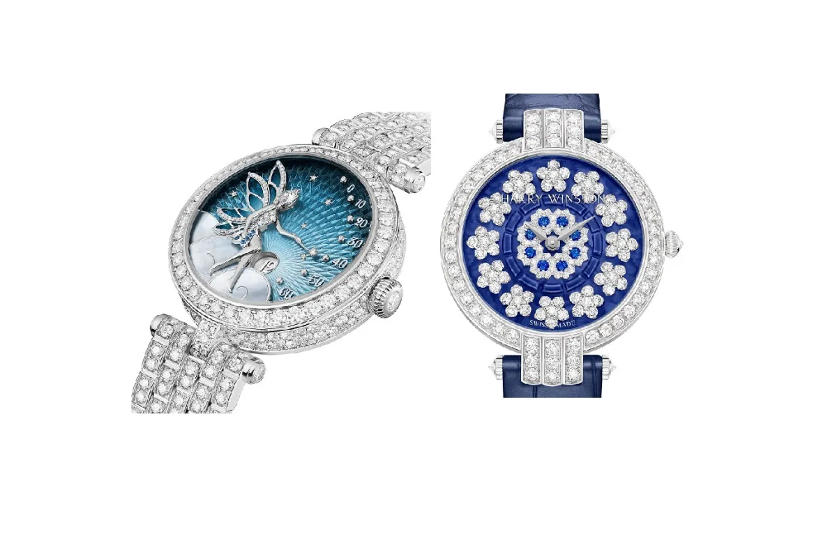 ساعات بحواف ألماس لصيف 2022