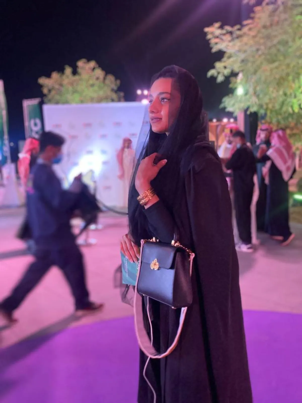 اطلالة سجى اليوسف في كأس السعودية