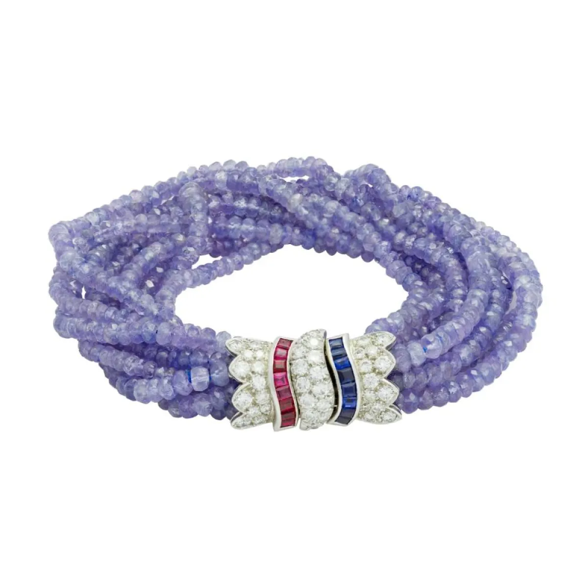 سوار بأحجار كريمة بالخرز من Rosaria Varra 