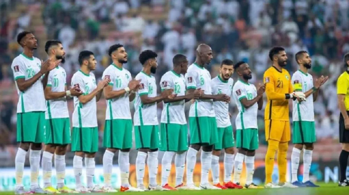 صورة للاعبي منتخب السعودية