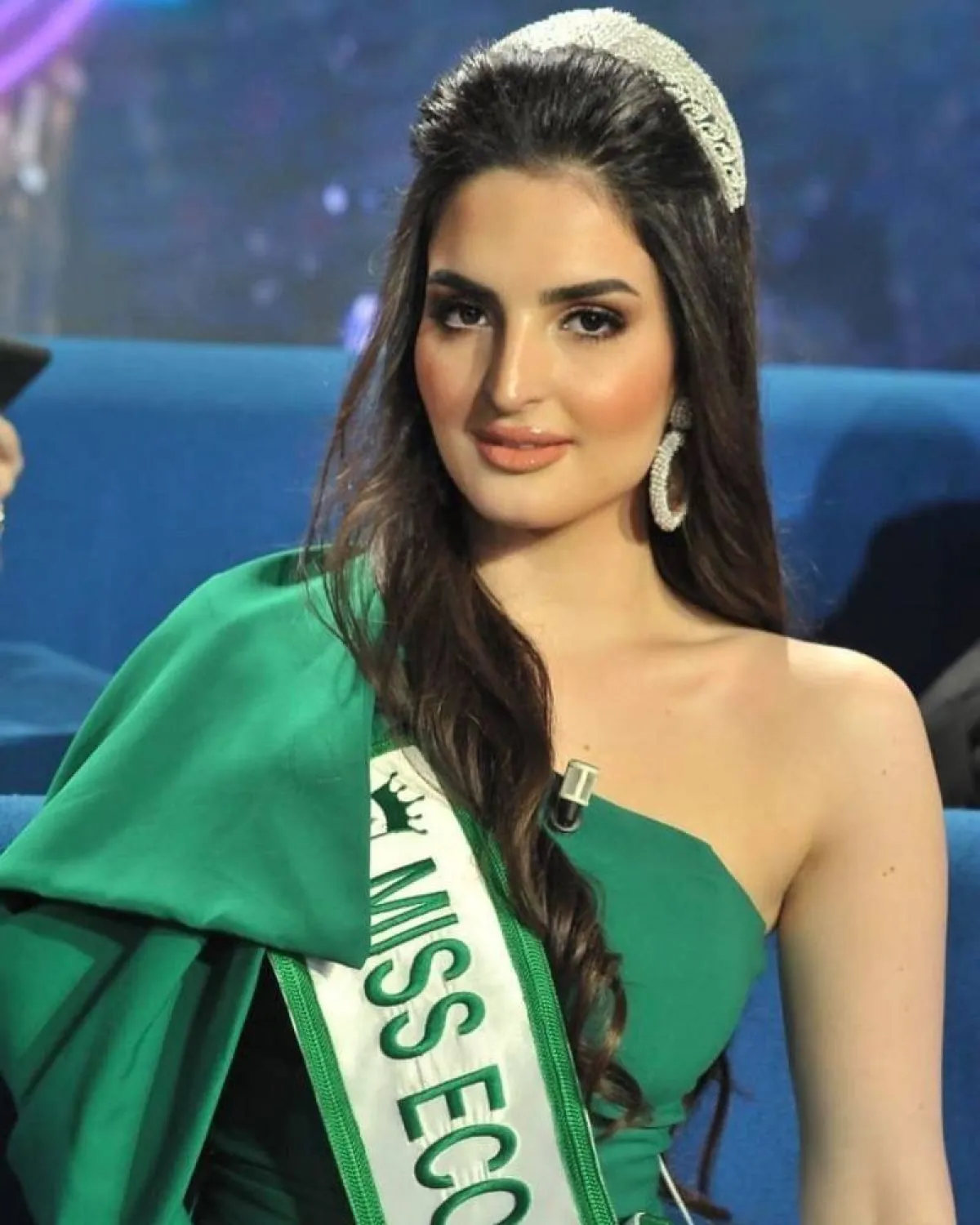 إحدى المتسابقات في مسابقة ملكة جمال العالم للسياحة والبيئة - الصورة من المسؤول الإعلامي للمسابقة