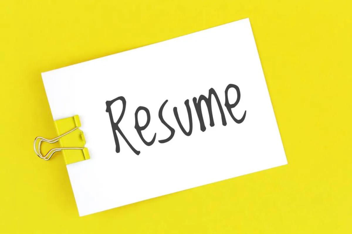 في السيرة الذاتيّة، فقرة أساسيّة متعلّقة بالخبرات 