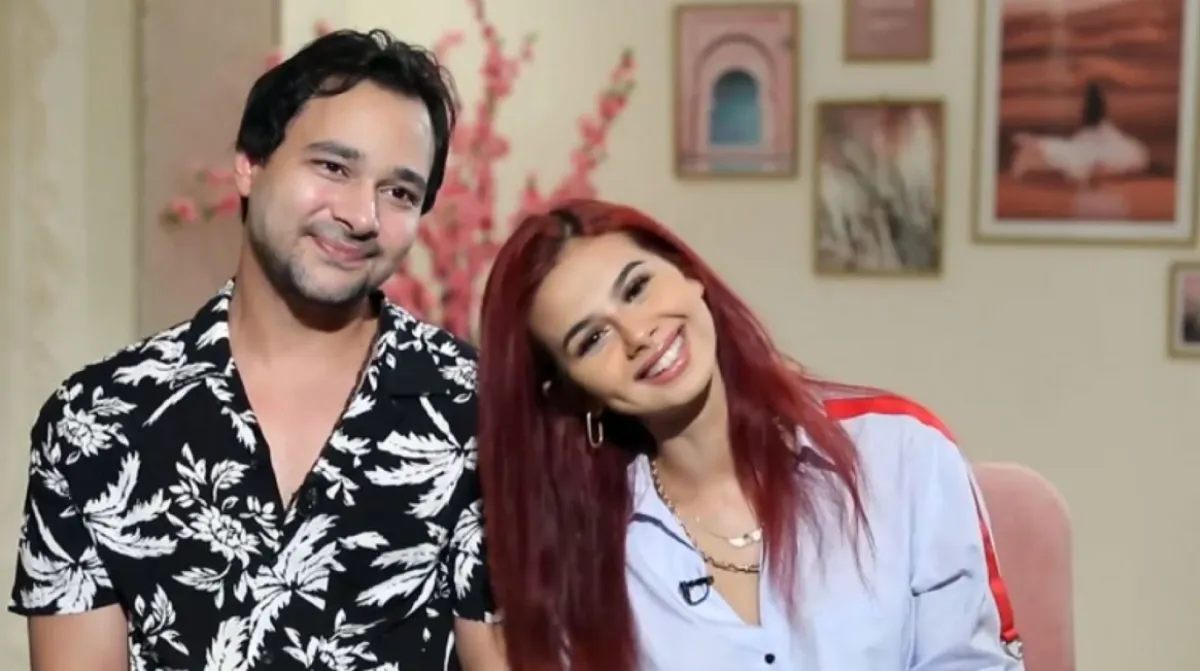 منة عرفة وطليقها - الصورة من حساب منة على انستغرام