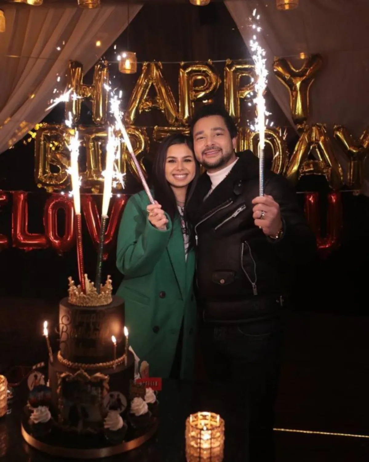 منة عرفة وطليقها محمود المهدي- الصورة من حساب منة على انستغرام