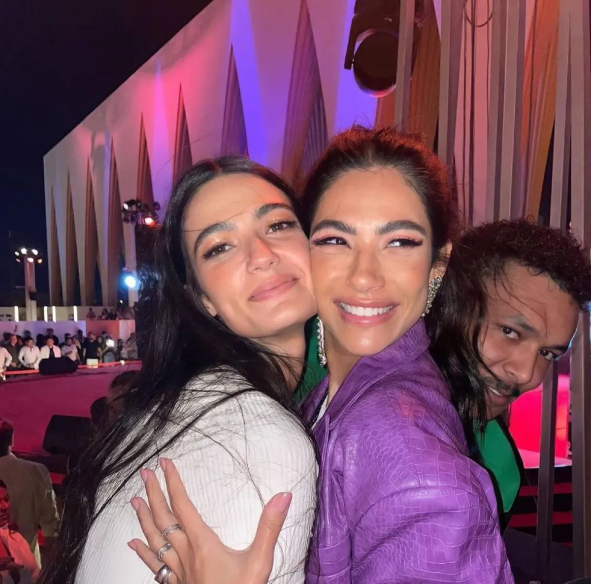 هدى المفتي وتارا عماد وويجز - الصورة من حساب هدى المفتي على انستغرام