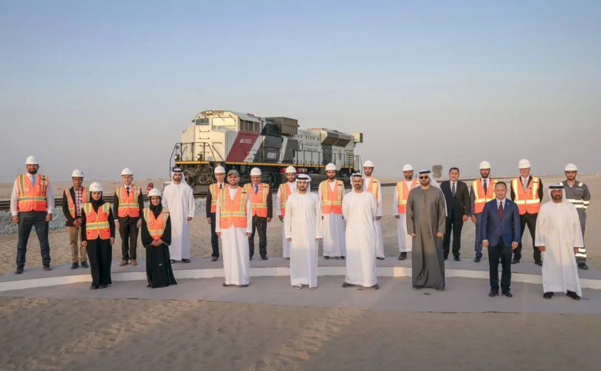 أكبر مشروع بنية تحتية في دولة الإمارات. الصورة من "وام"