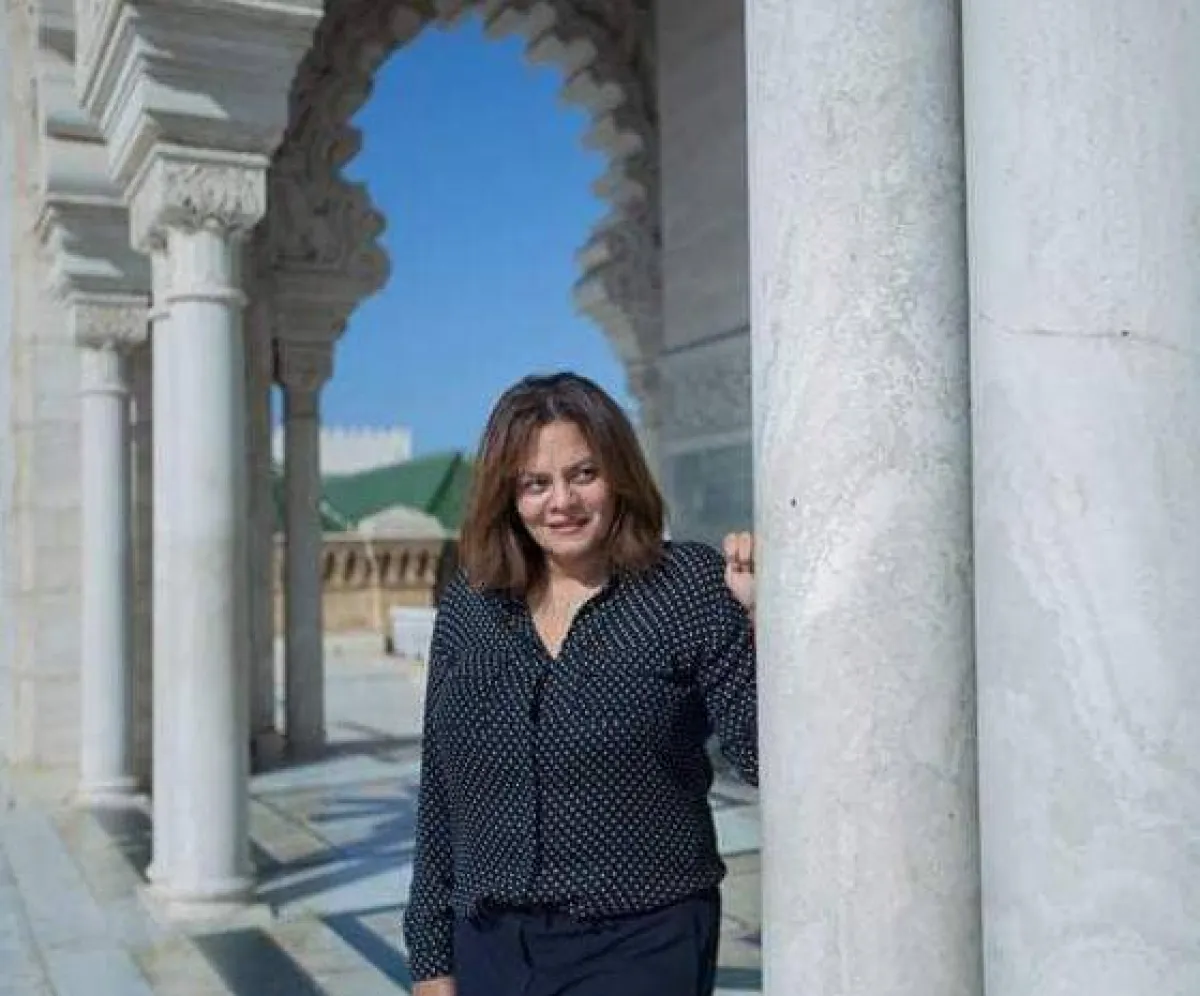 المخرجة كاملة أبو ذكري - صورة من صفحتها على " فيسبوك "