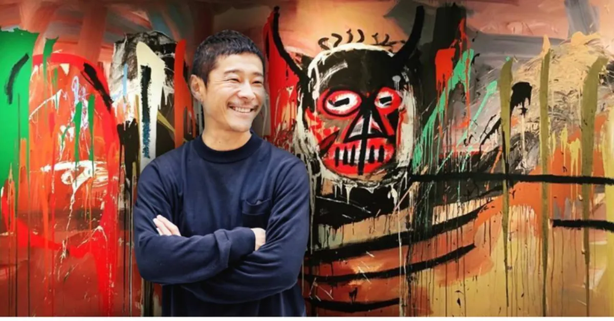 بسعر خيالي ملياردير ياباني يعرض لوحة فنية