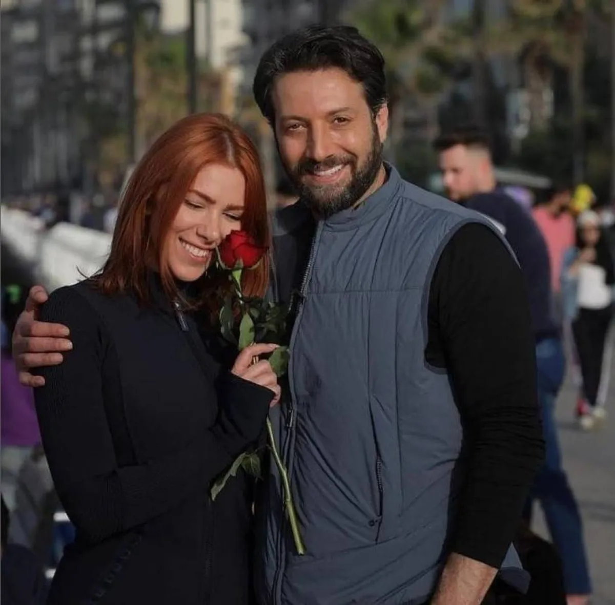 محمد الأحمد ودانييلا رحمة- الصورة من حساب محمد على انستغرام