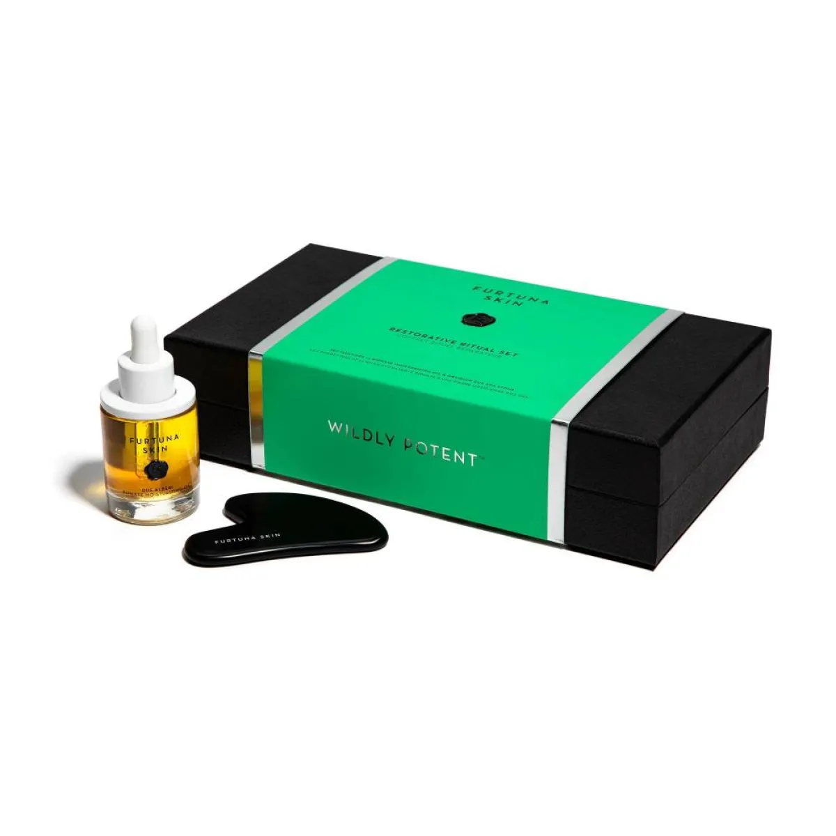 زيت فاخر للوجه مع أداة تدليك البشرة 