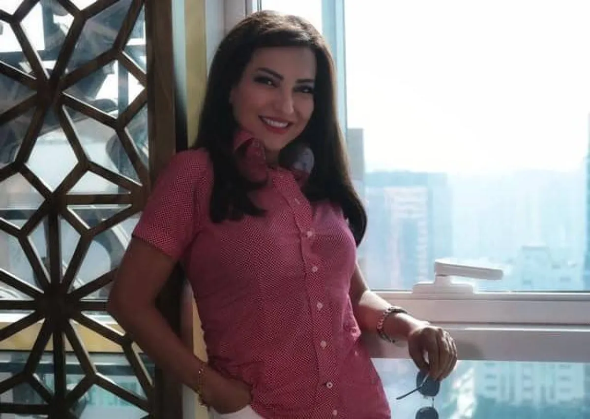 أمل عرفة - الصورة من حسابها على فيسبوك