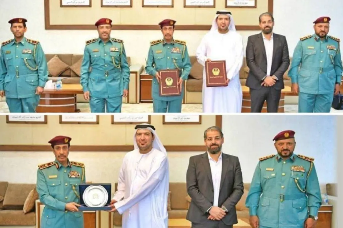 شرطة عجمان تطلق مشروع البوابات الذكية - الصورة من وام