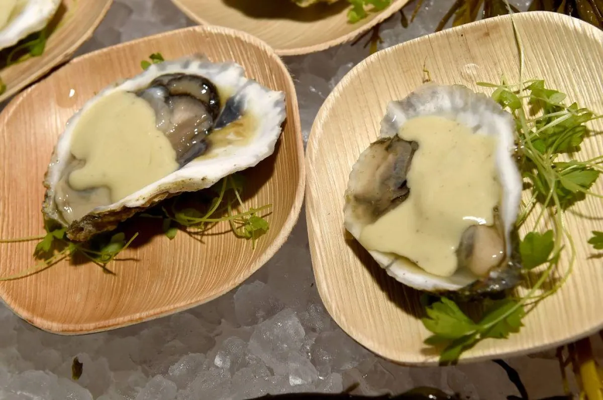 صورة من وجبة المحار