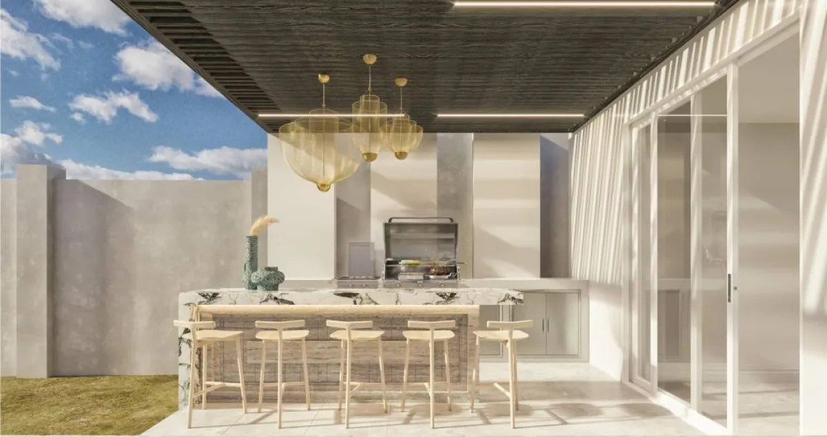 تشتمل الإضاءة الخارجيّة الحديثة والمباشرة، على وحدات مصنوعة من الفولاذ المقاوم للصدأ أو الألمنيوم المصبوب