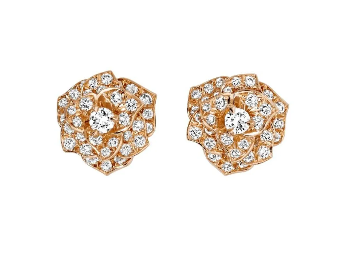 أقراط PIAGET ROSE من بياجيه Piaget  