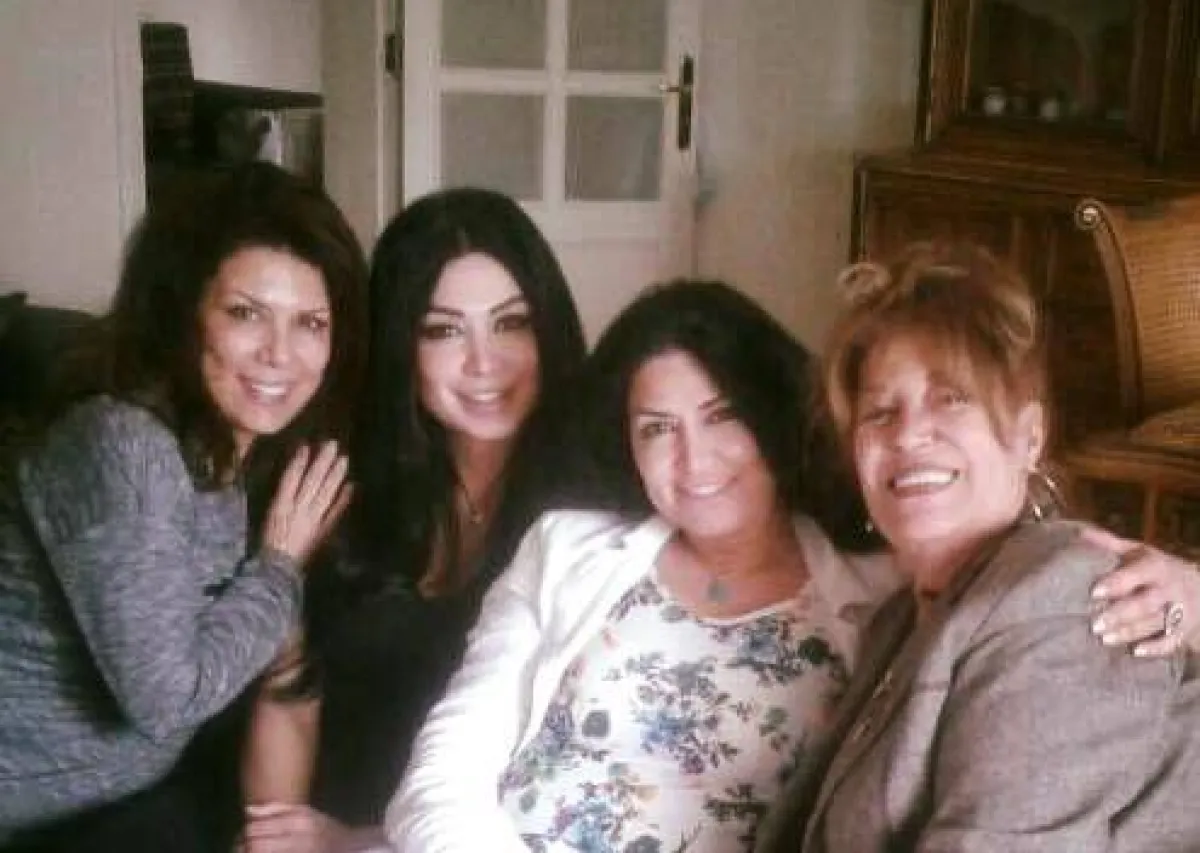 منى واصف ومرح جبر وليلى جبر ودانة جبر - الصورة من حساب دانة على فيسبوك