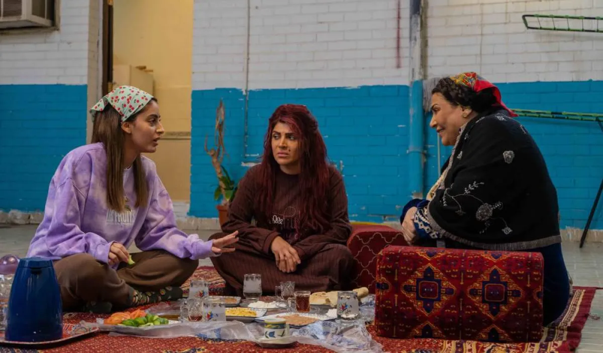  بدرية طلبة وغدير السبتي وجود عزيز في أمينة حاف 2- الصورة من المسؤول الإعلامي لمجموعة الـmbc