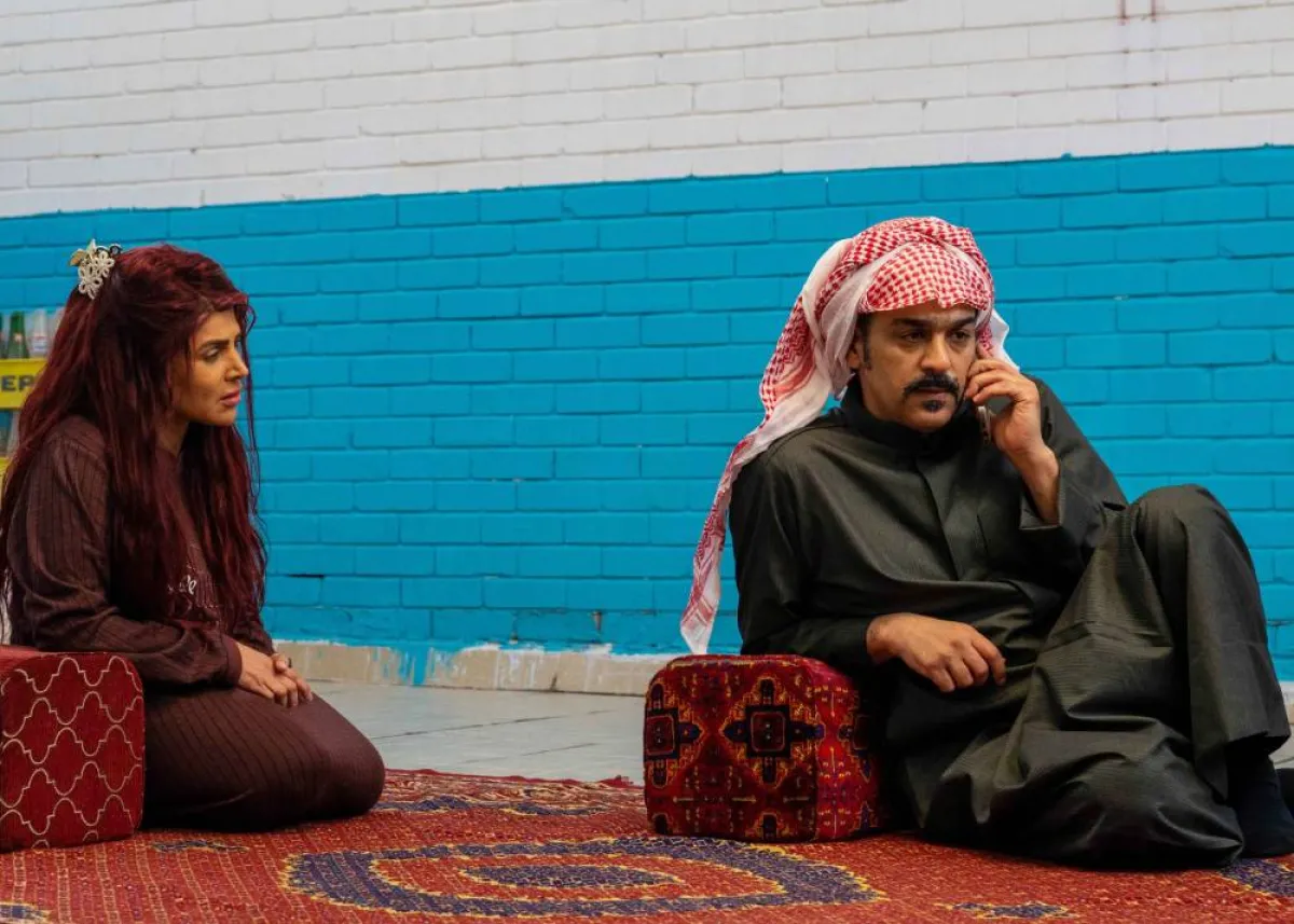 غدير السبتي وشهاب جوهر في أمينة حاف 2- الصورة من المسؤول الإعلامي لمجموعة الـmbc