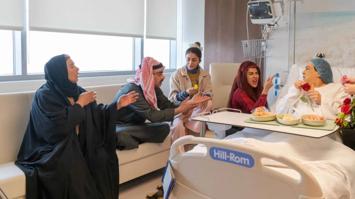  صورة من العمل أمينة حاف 2- الصورة من المسؤول الإعلامي لمجموعة الـmbc