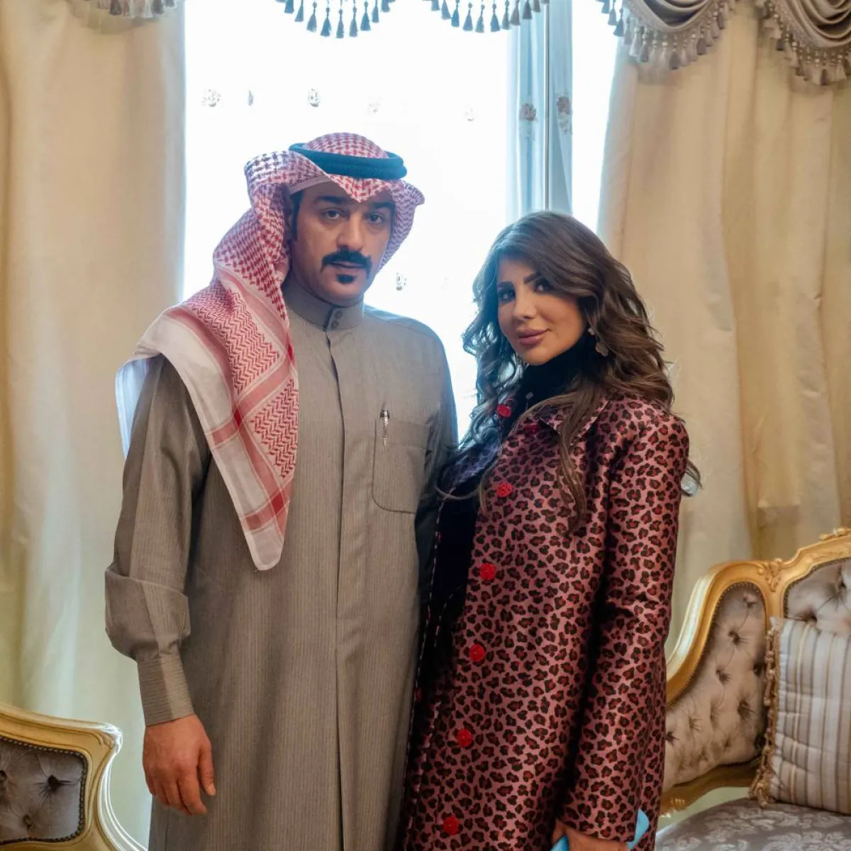 الهام الفضالة وشهاب جوهر في أمينة حاف 2- الصورة من المسؤول الإعلامي لمجموعة الـmbc