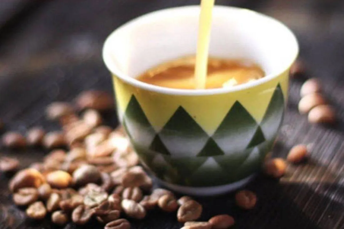 صورة تظهر فنجان القهوة السعودية مصدر الصورة حساب بلدية الخبر الرسمي على تويتر