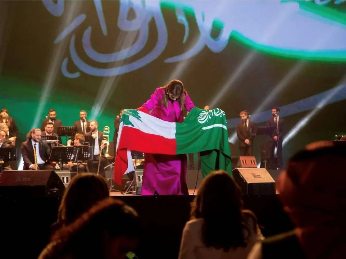 ماجدة الرومي في الرياض - الصور من حساب روتانا لايف على الانستجرام 