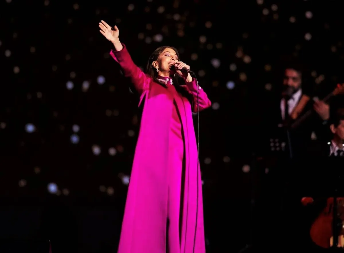 ماجدة الرومي في الرياض - الصور من حساب روتانا لايف على الانستجرام 