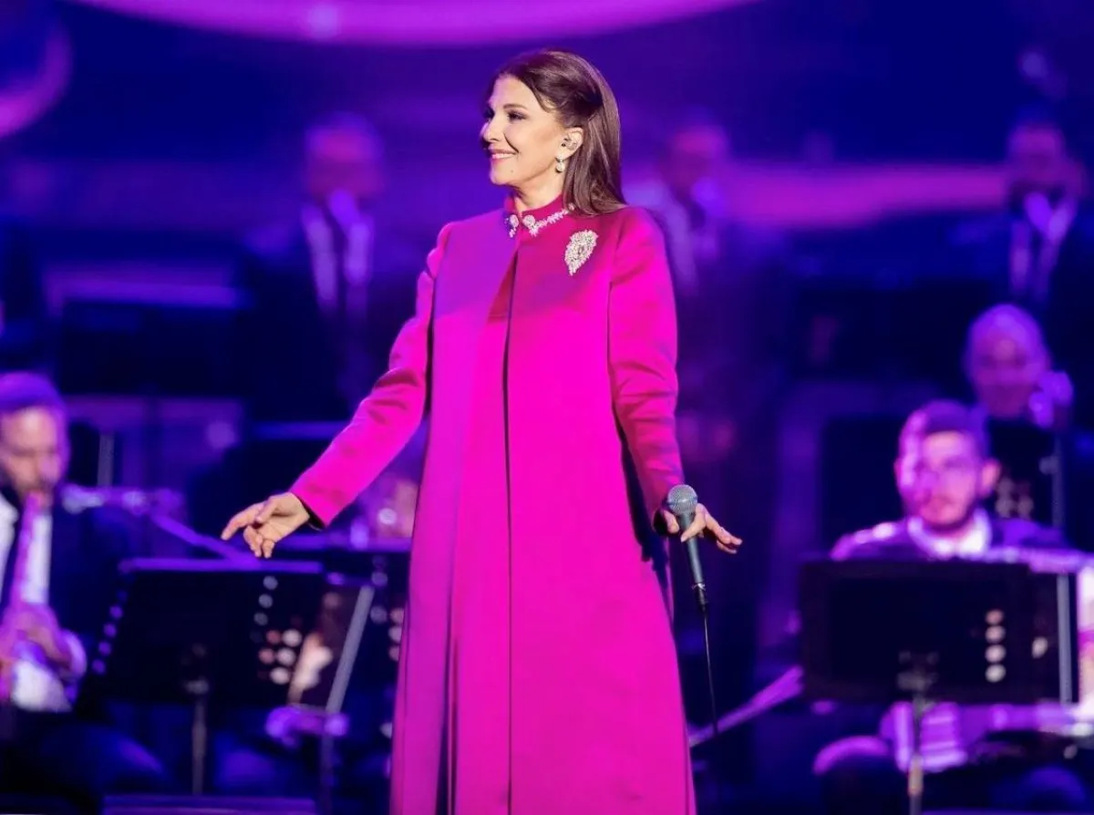 ماجدة الرومي في الرياض - الصور من حساب روتانا لايف على الانستجرام 