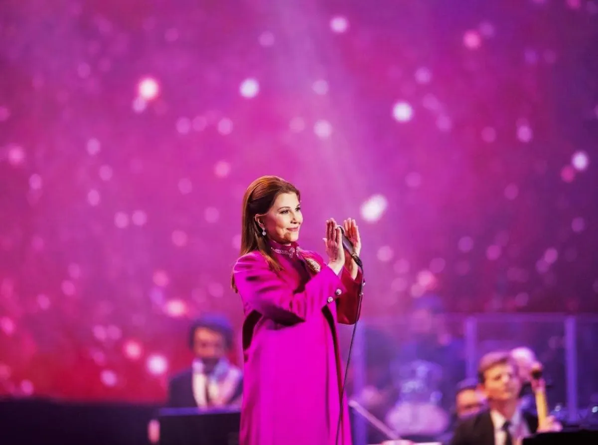 ماجدة الرومي في الرياض - الصور من حساب روتانا لايف على الانستجرام 