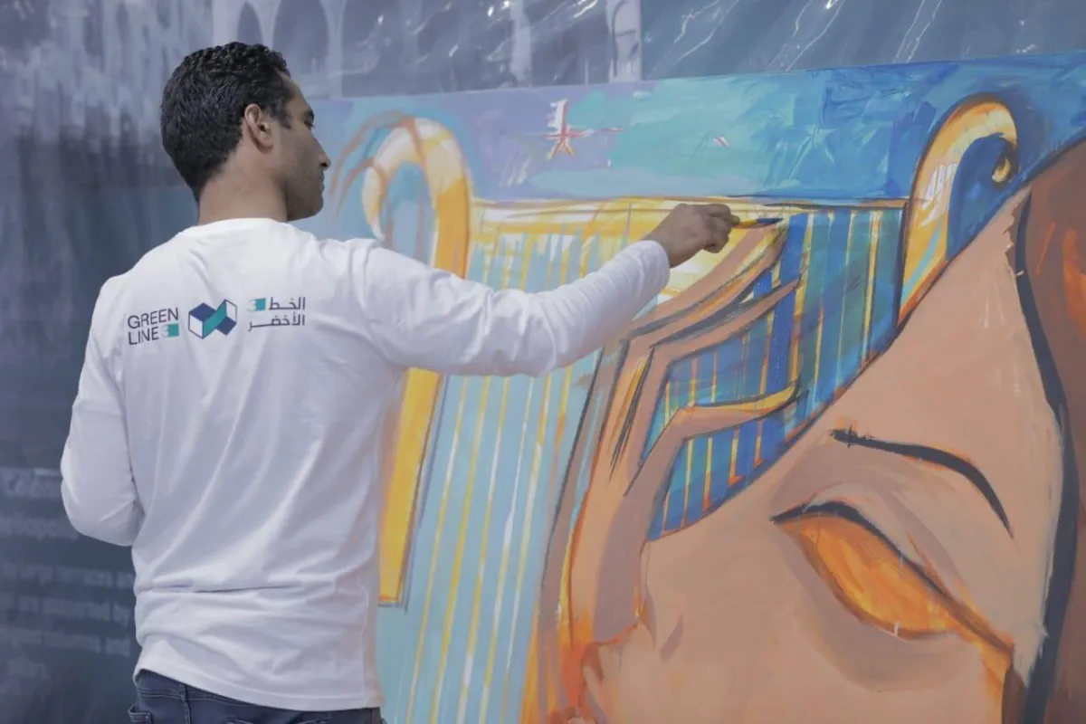 لأول مرة معرض (ناس من هليوبوليس ) بمحطة مترو الانفاق 