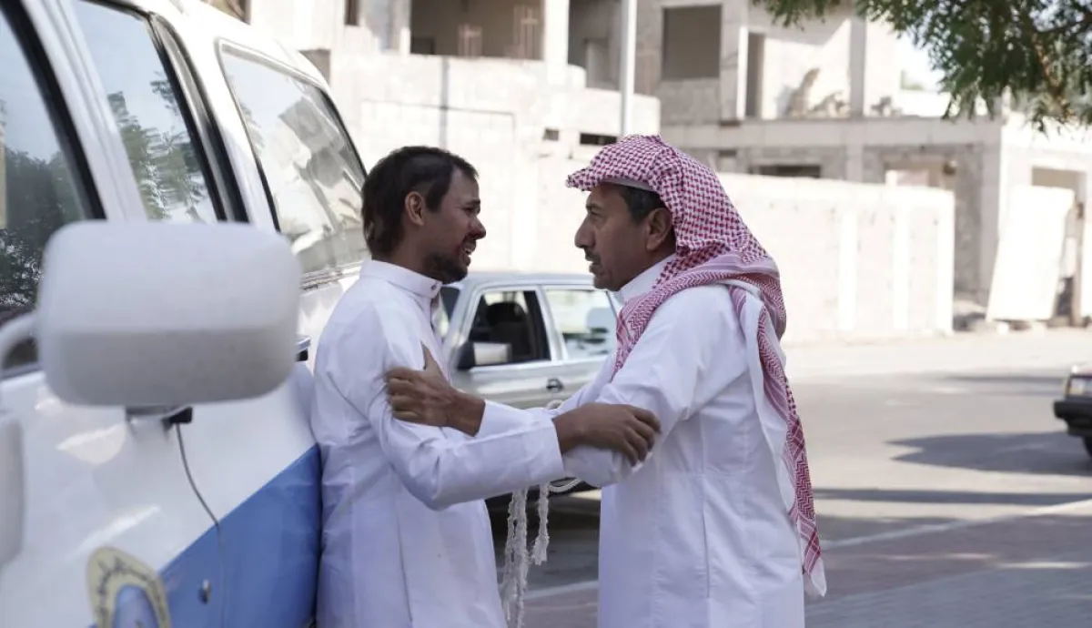 ناصر القصبي في مسلسل العاصوف 3 - الصورة من المسؤول الإعلامي لمجموعة الـmbc