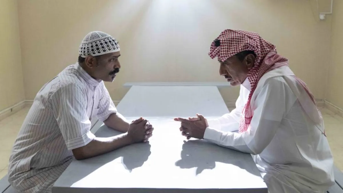  ناصر القصبي وحبيب الحبيب في مسلسل العاصوف 3 - الصورة من المسؤول الإعلامي لمجموعة الـmbc