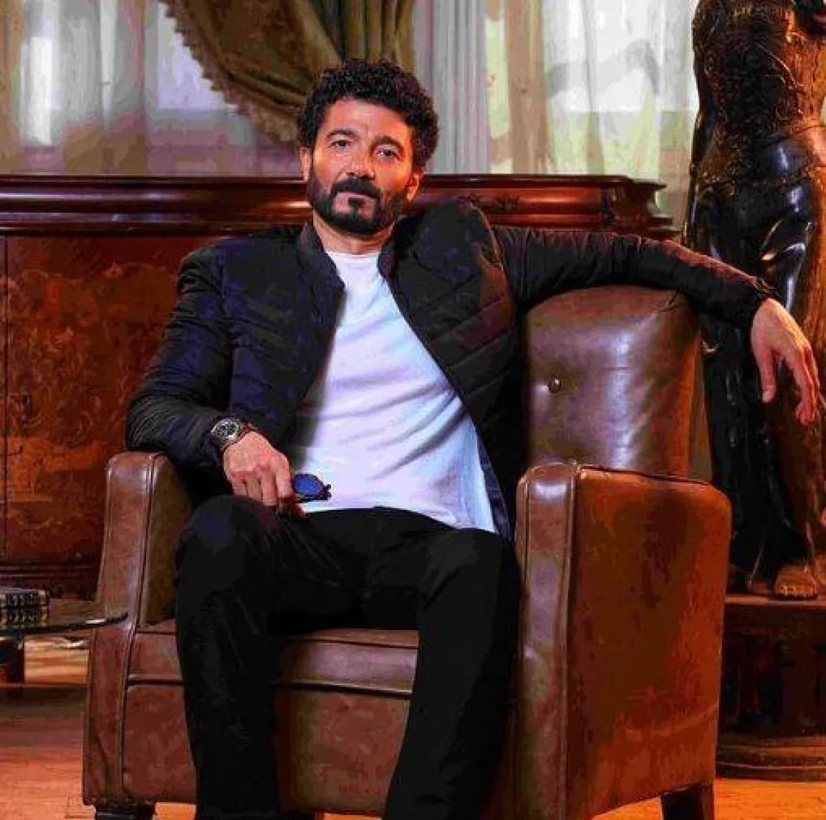 الفنان خالد النبوي - الصورة من حسابه على موقع " انستغرام"