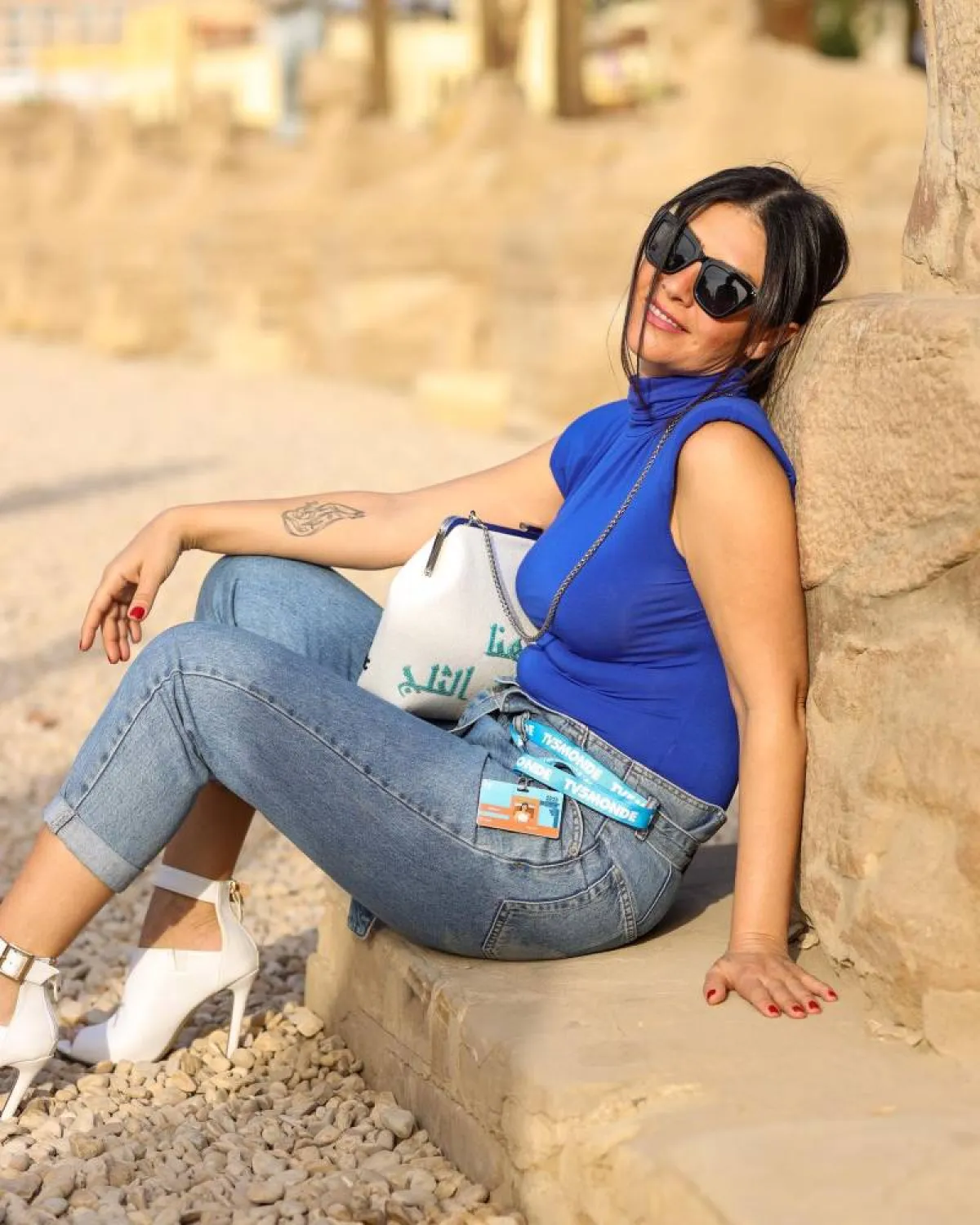 الفنانة بسمة - الصورة من حسابها الرسمي على " فيسبوك " 