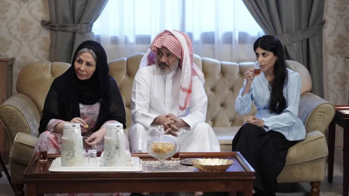 زارا البلوشي، عبد العزيز سكرين وليلى سلمان - الصورة من المركز الاعلامي للام بي سي