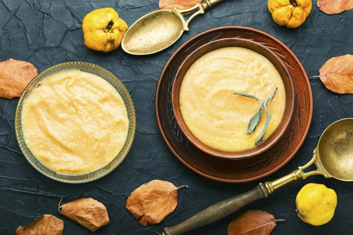 صورة للتفاح المهروس