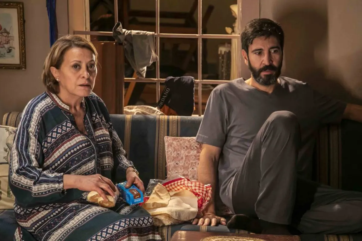 وسام صباغ ورندا كعدي في مشهد من مسلسل للموت 2 في رمضان القادم على شاشة mbc - الصورة من المسؤول الإعلامي لمجموعة الـmbc