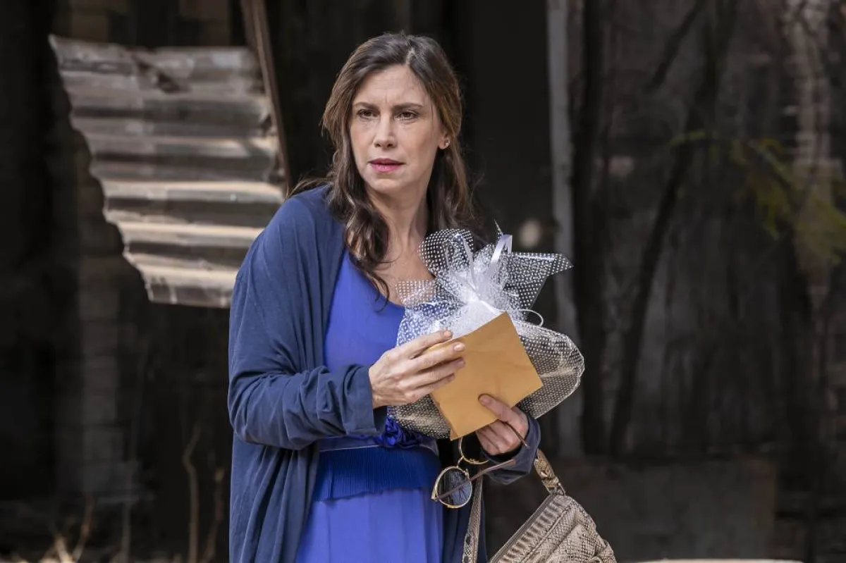 كارول عبود في مشهد من مسلسل للموت 2 في رمضان القادم على شاشة mbc - الصورة من المسؤول الإعلامي لمجموعة الـmbc