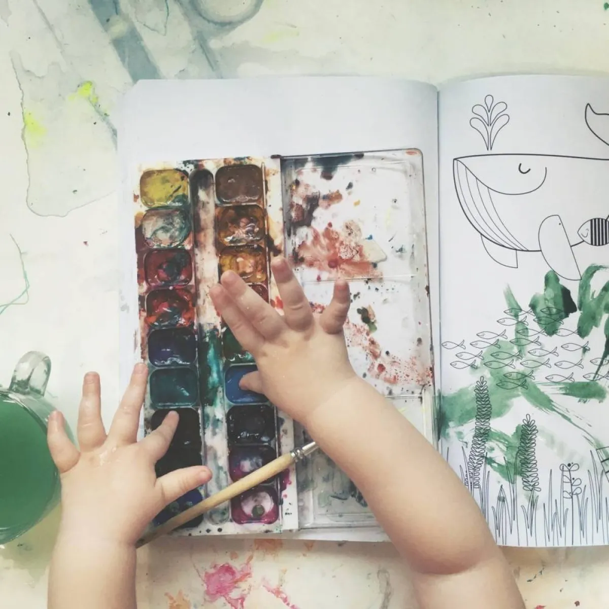 صورة ليد الطفل