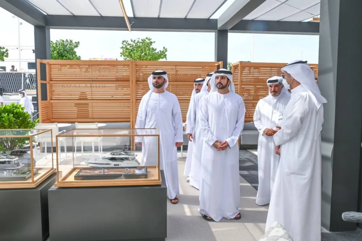 ولي عهد دبي يفتتح معرض دبي للقوارب - الصورة من وام