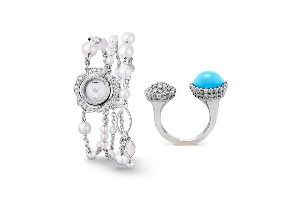 مجوهرات فيروز ولؤلؤ للمناسبات والسهرات